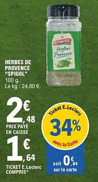 Spigol Herbes Provence