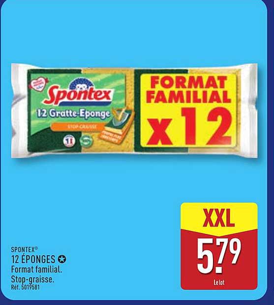 Spontex 12 ÉPONGES