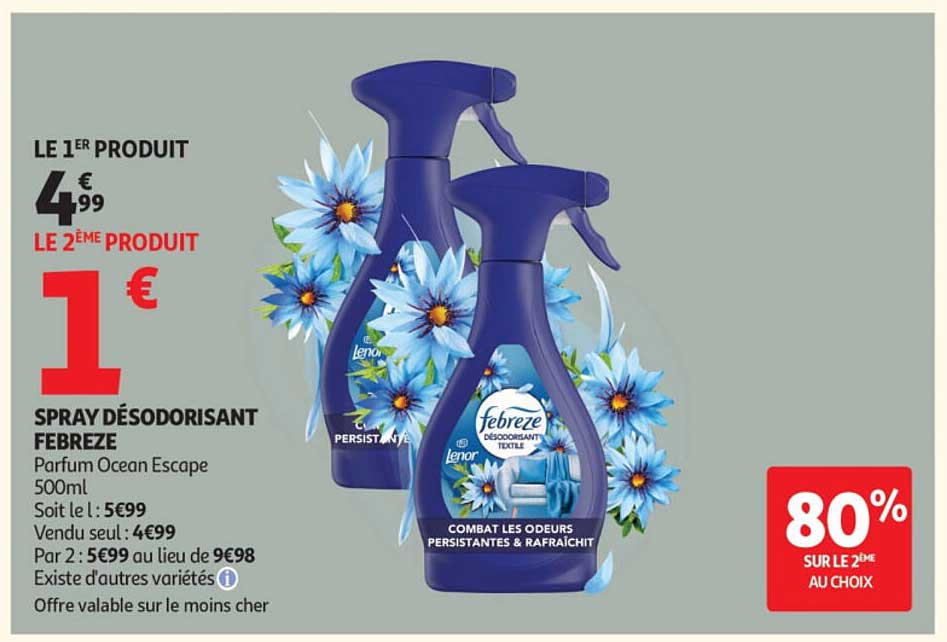 SPRAY DÉSODORISANT FEBREZE