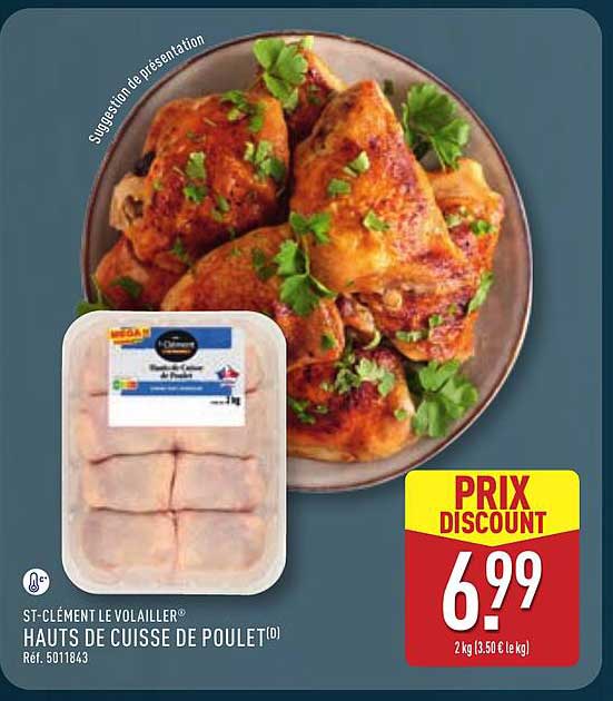 ST-CLÉMENT LE VOLAILLER HAUTS DE CUISSE DE POULET