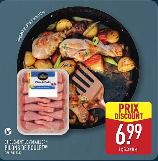 ST-CLÉMENT LE VOLAILLER PILONS DE POULET