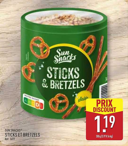 Sun Snacks STICKS ET BRETZELS