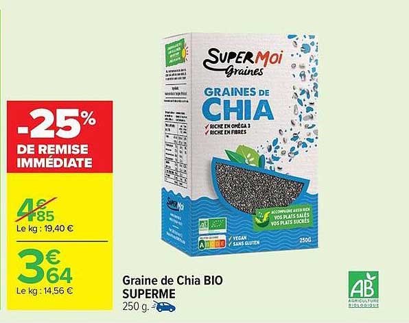 SUPERME Graines de Chia