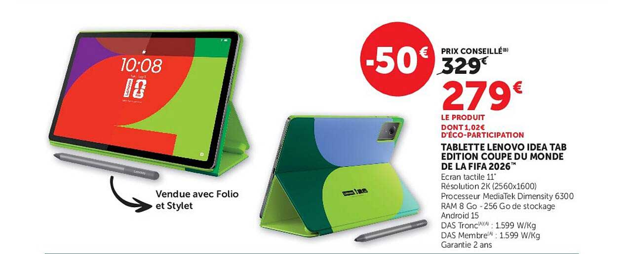 TABLETTE LENOVO IDEA TAB