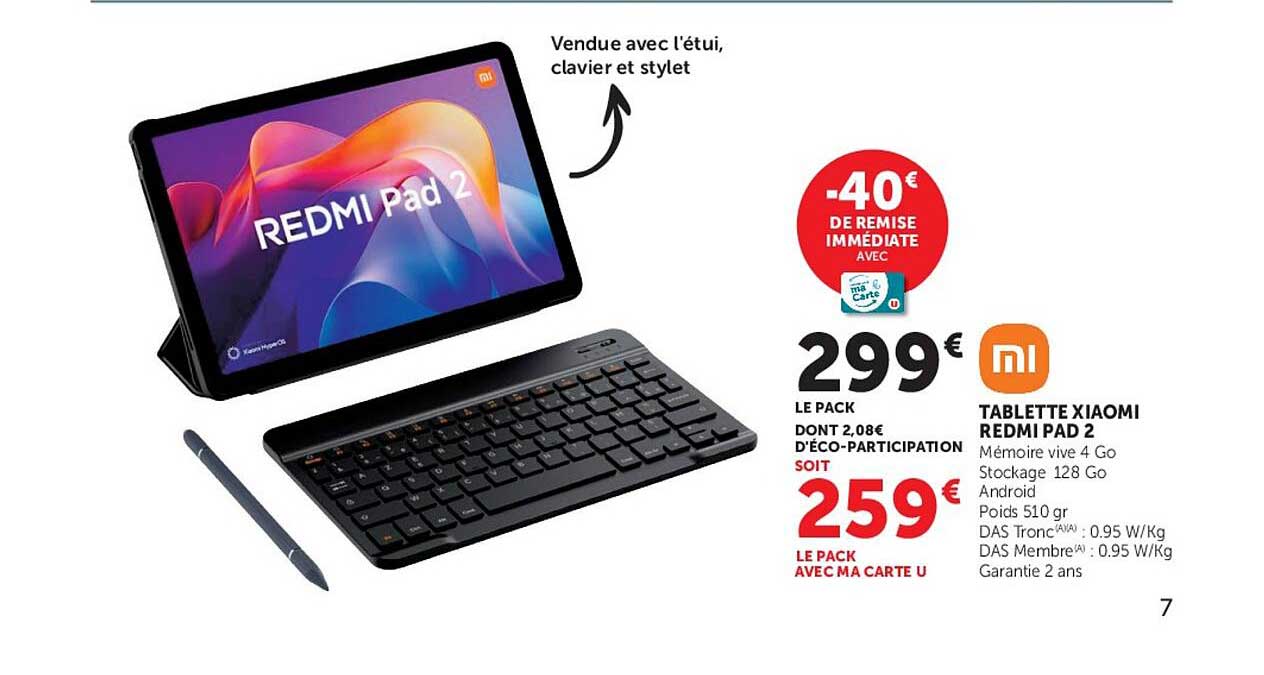 TABLETTE XIAOMI REDMI PAD 2