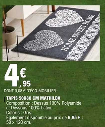 TAPIS 50X80 CM MATHILDA