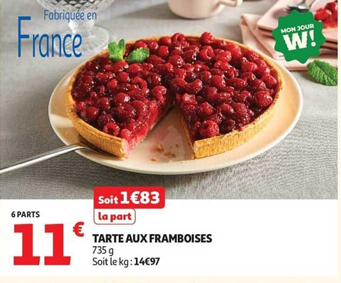 TARTE AUX FRAMBOISES