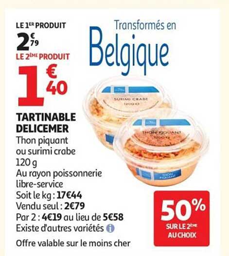 TARTINABLE DELICEMER