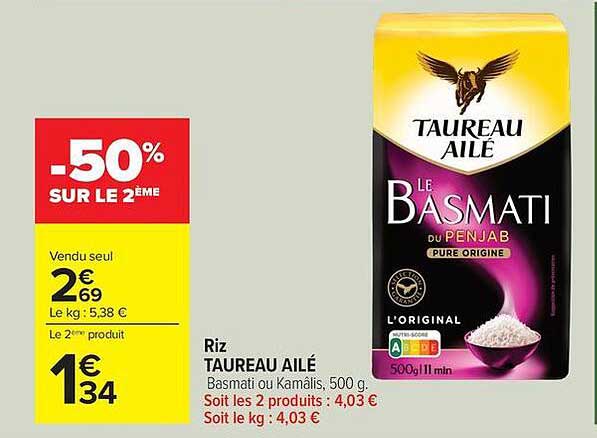 TAUREAU AILÉ Le Basmati