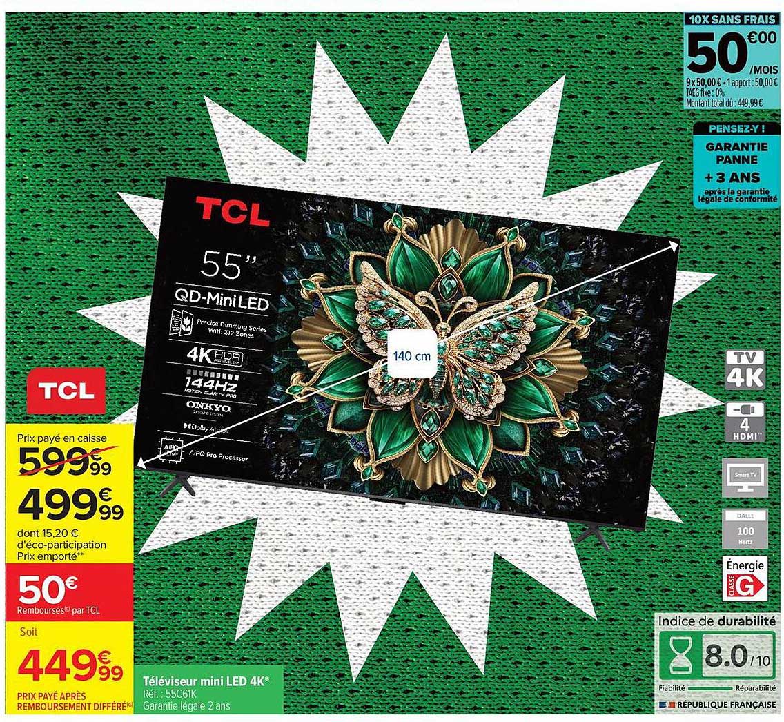 TCL 55 QD-Mini LED