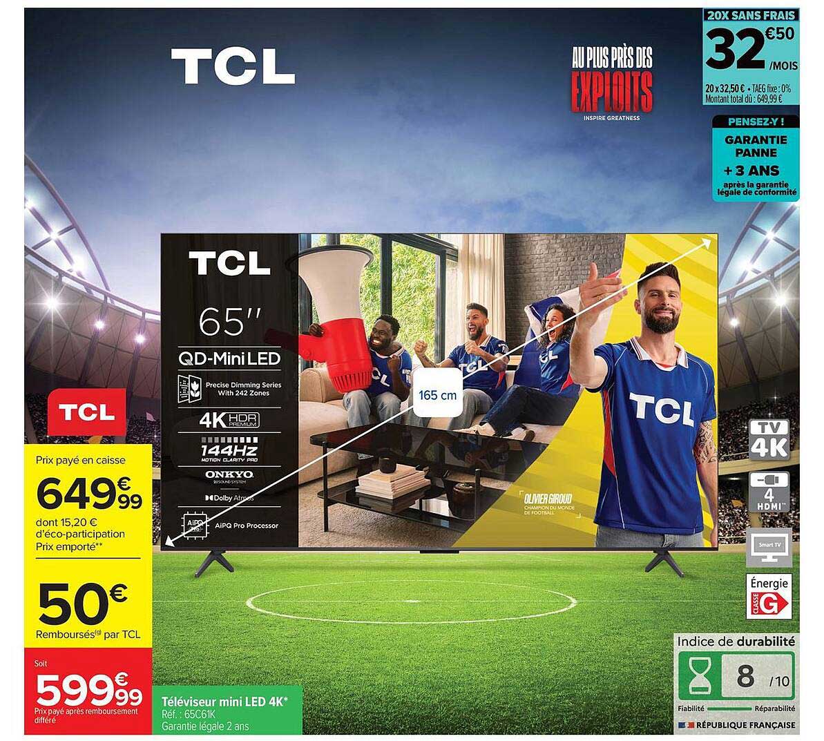 TCL 65" QD-MiniLED