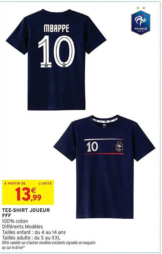 TEE-SHIRT JOUEUR FFF