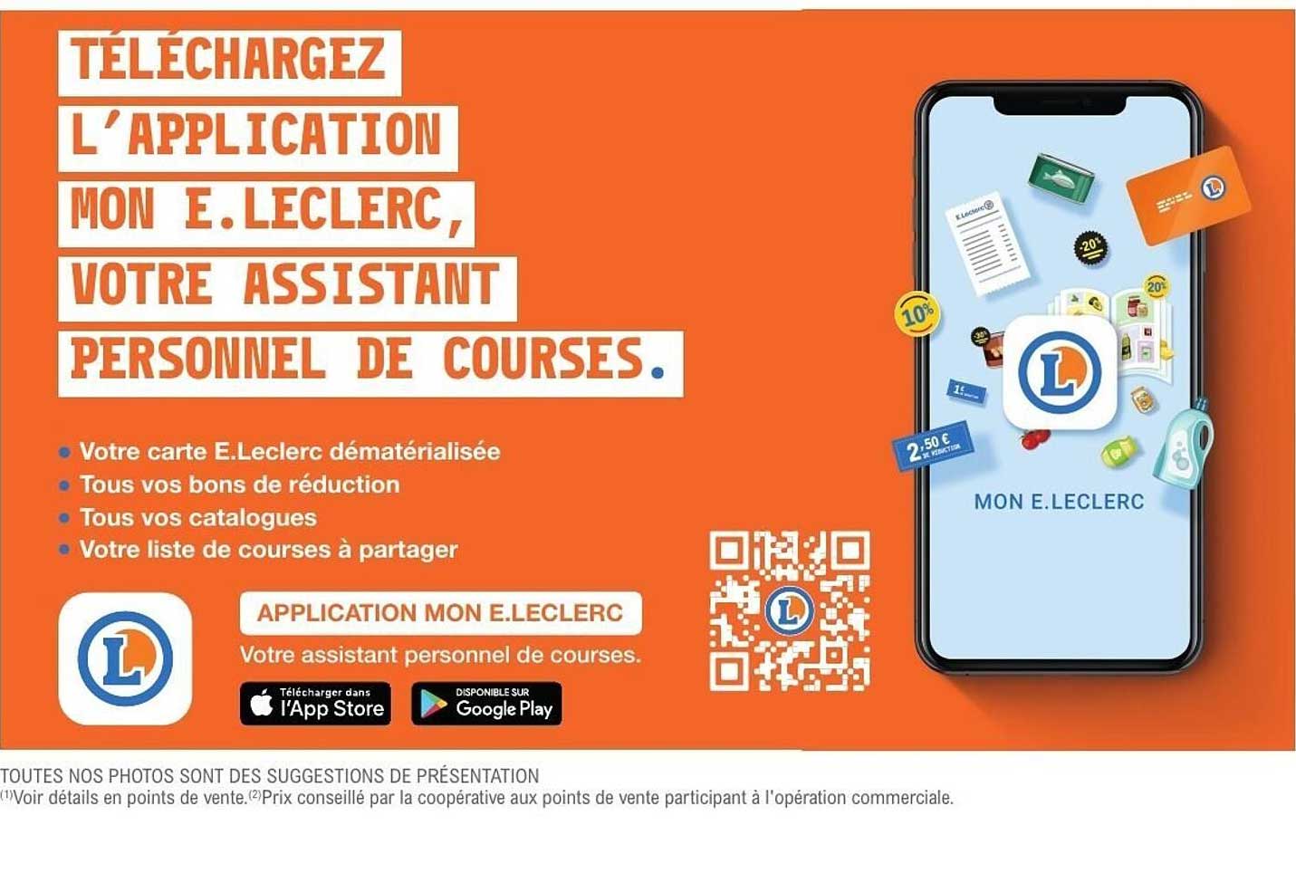 TÉLÉCHARGEZ L'APPLICATION MON E.LECLERC