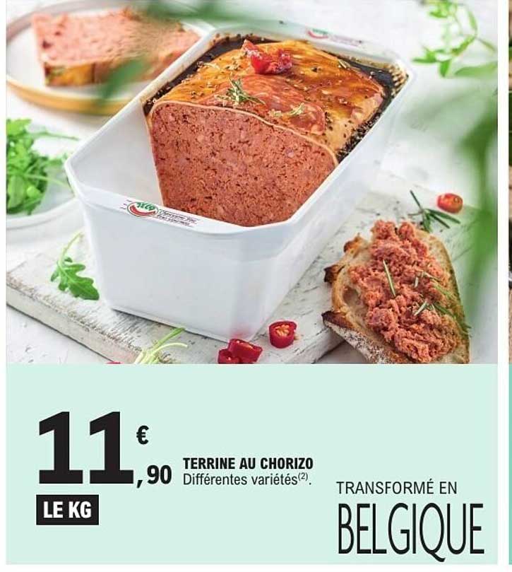 Terrine au chorizo