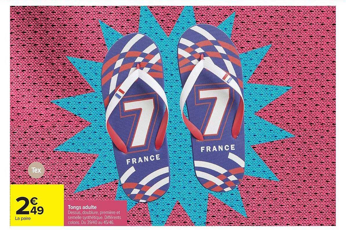 Tex Tongs adulte