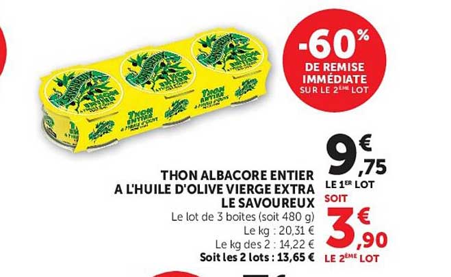 Thon albacore entier