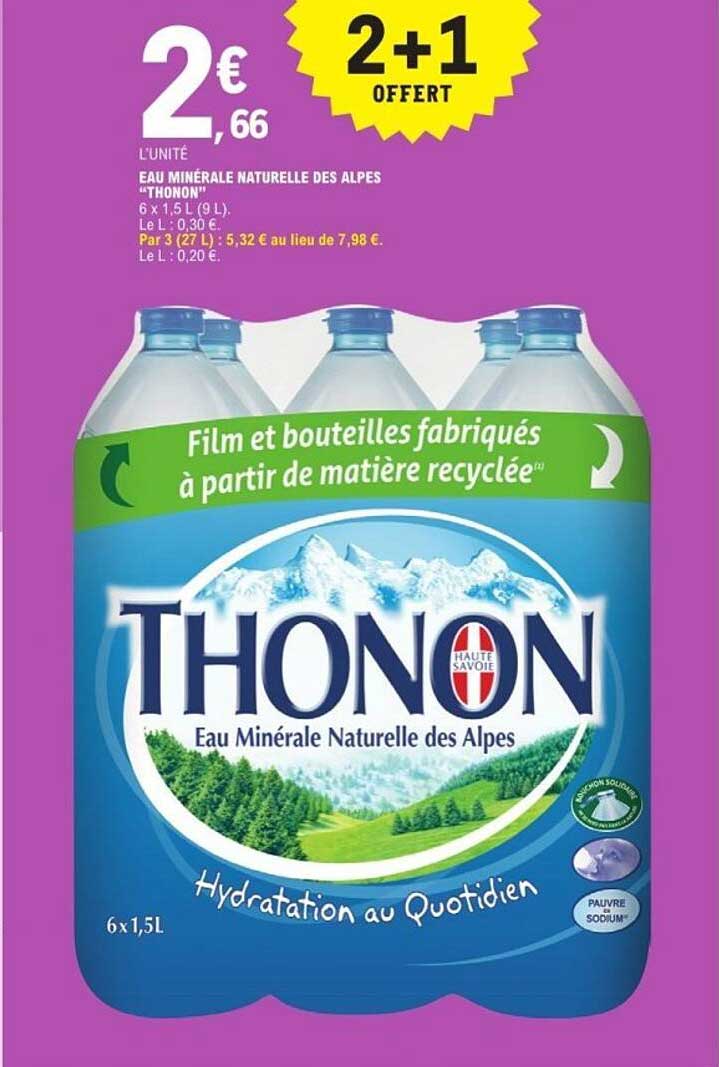 THONON Eau Minérale Naturelle des Alpes