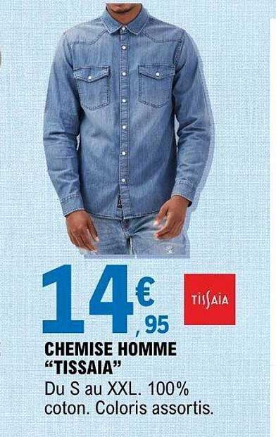 TISSAIA Chemise Homme