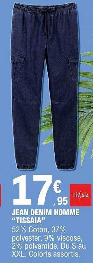 Tissaia Jean Denim Homme