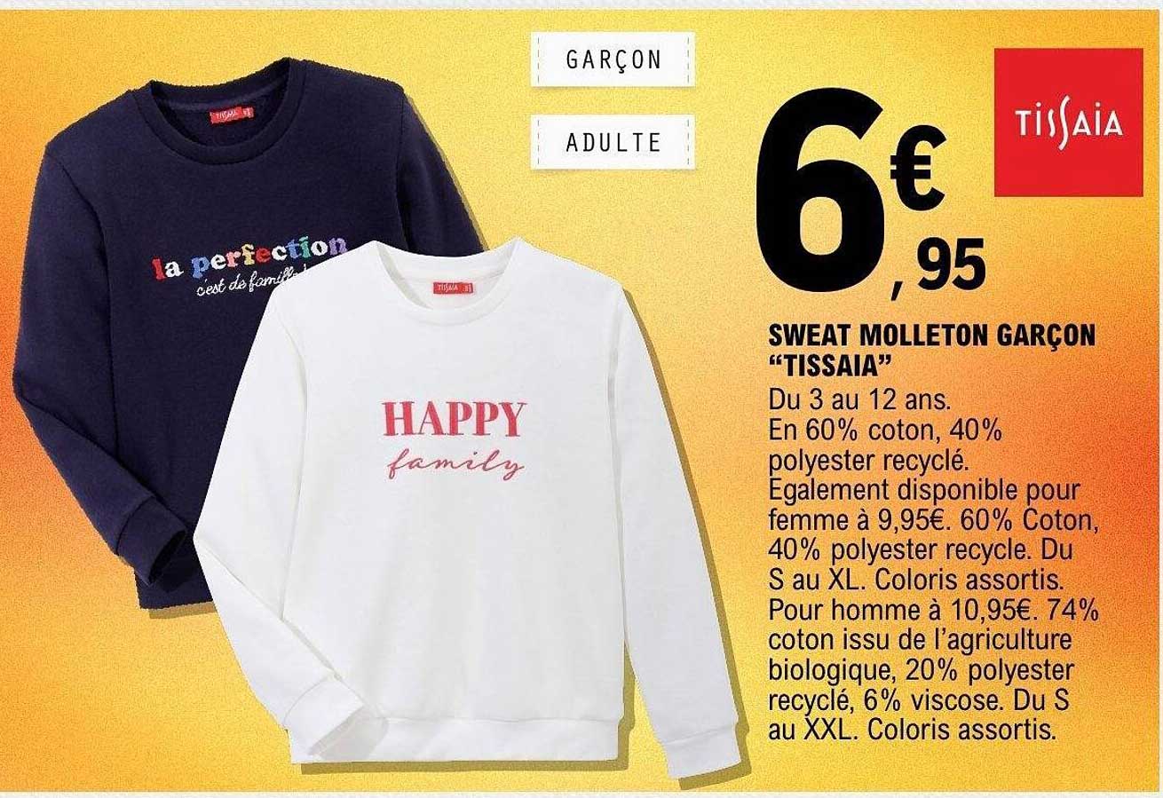 Tissaia Sweat molleton garçon