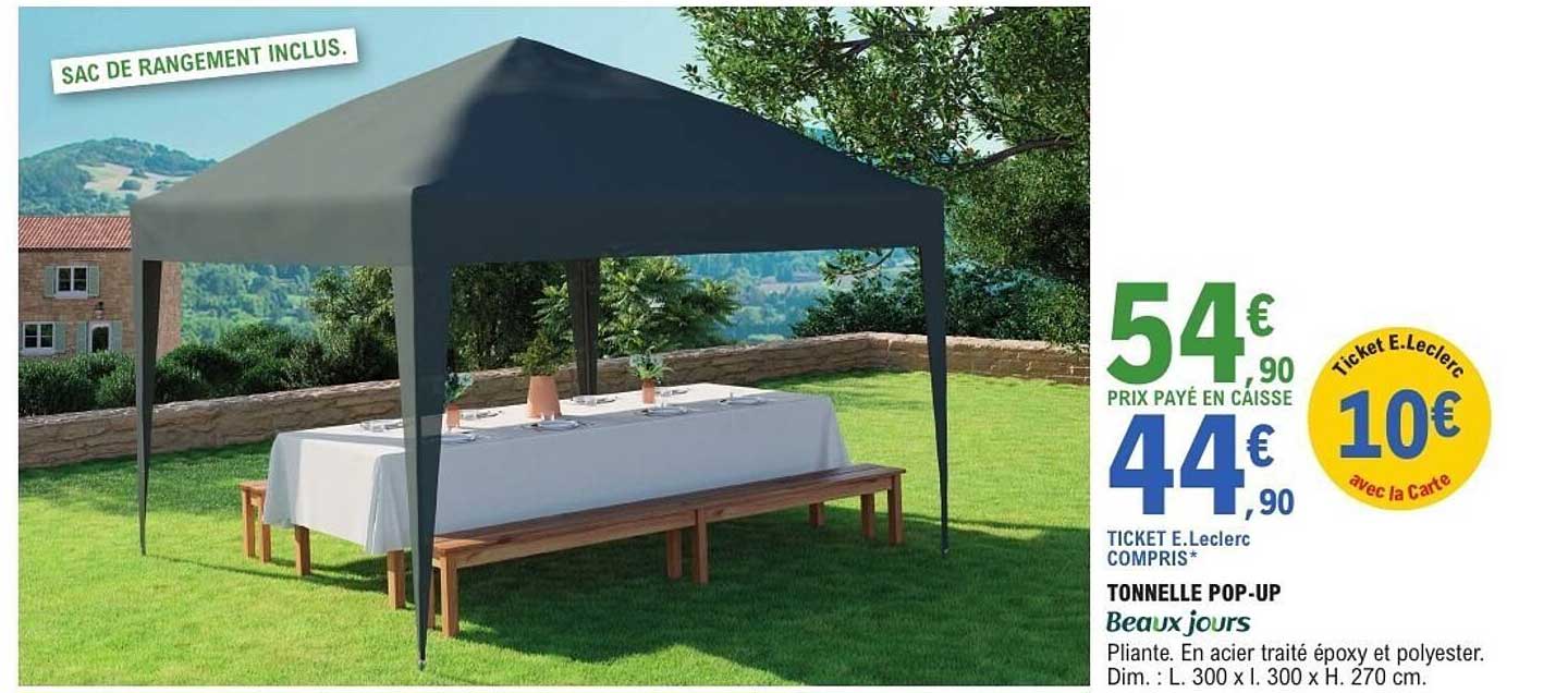 TONNELLE POP-UP Beaux jours