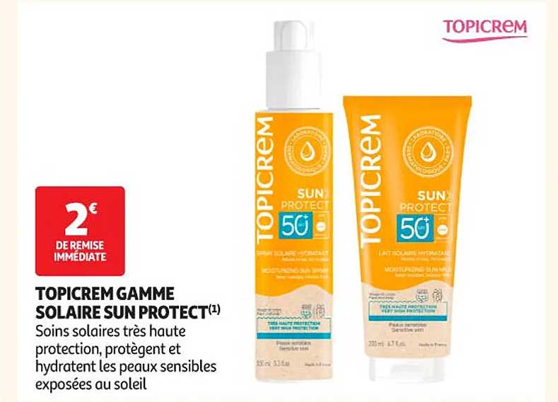 TOPICREM GAMME SOLAIRE SUN PROTECT