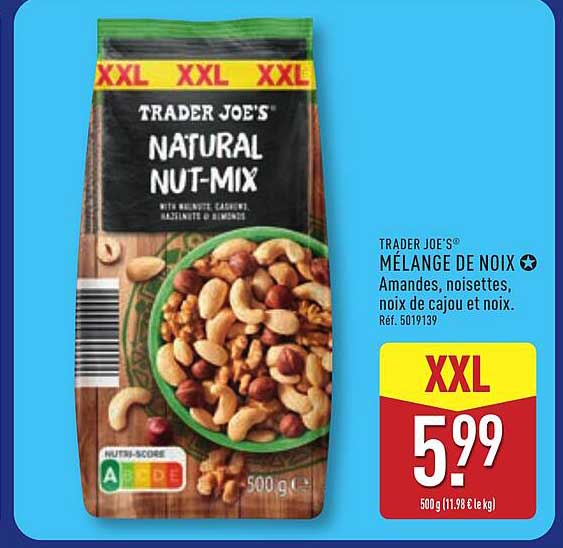 TRADER JOE'S NATURAL NUT-MIX