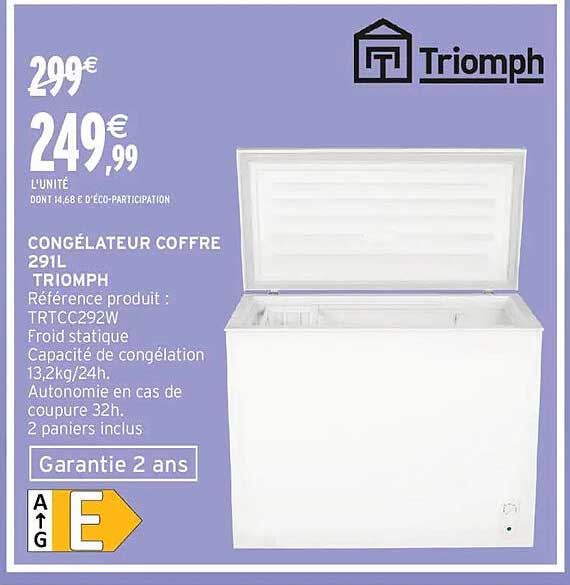 Triumph CONGÉLATEUR COFFRE