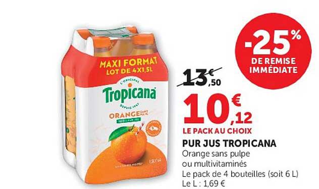 Tropicana Pur Jus Tropical