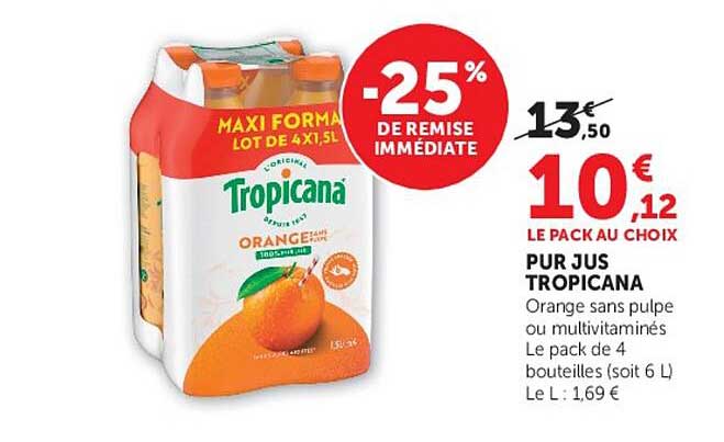 Tropicana Pur Jus Tropicana