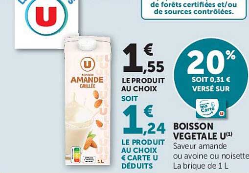 U Boisson Vegetale U