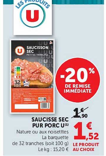 U SAUCISSON SEC