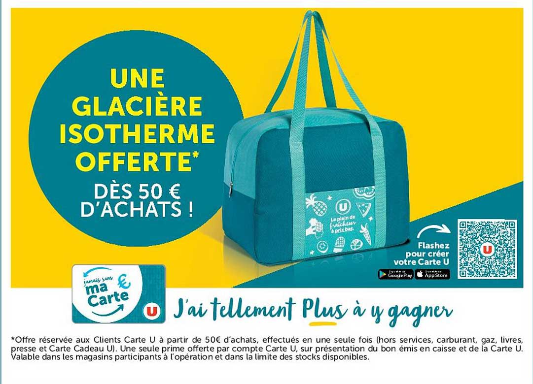UNE GLACIÈRE ISOTHERME OFFERTE