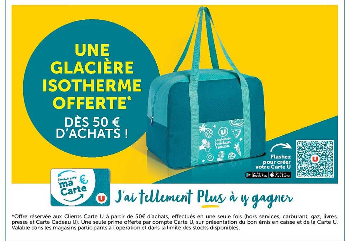 UNE GLACIÈRE ISOTHERME OFFERTE