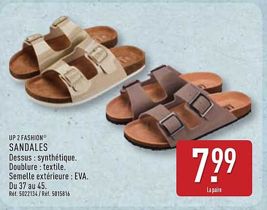 UP 2 FASHION SANDALES