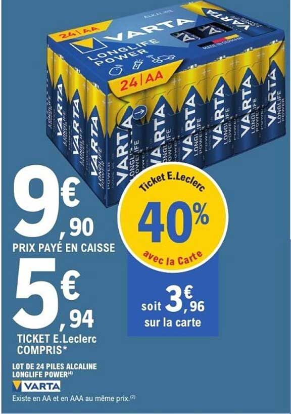 VARTA LONGLIFE POWER
