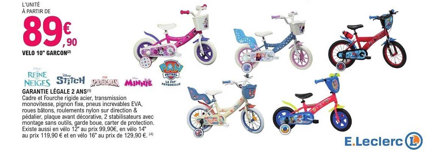 VELO 10" GARCON
