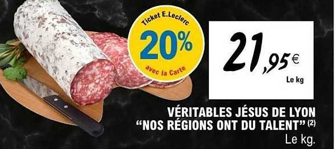 VÉRITABLES JÉSUS DE LYON