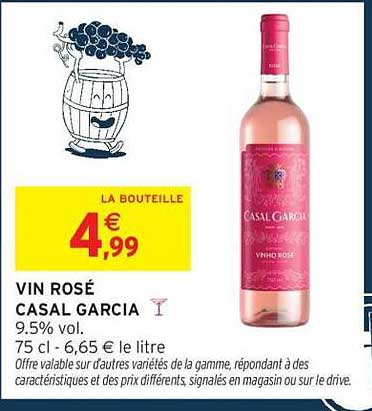 VIN ROSÉ CASAL GARCIA