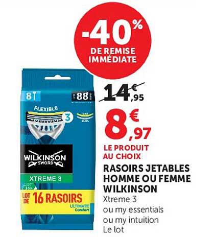 WILKINSON Xtreme 3