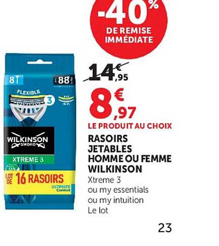Wilkinson Xtreme 3
