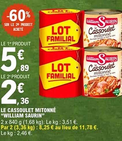 William Saurin Cassoulet mitonné