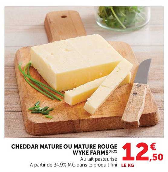 WYKE FARMS Cheddar mature ou mature rouge