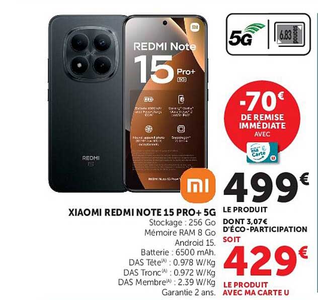 XIAOMI REDMI NOTE 15 PRO+ 5G