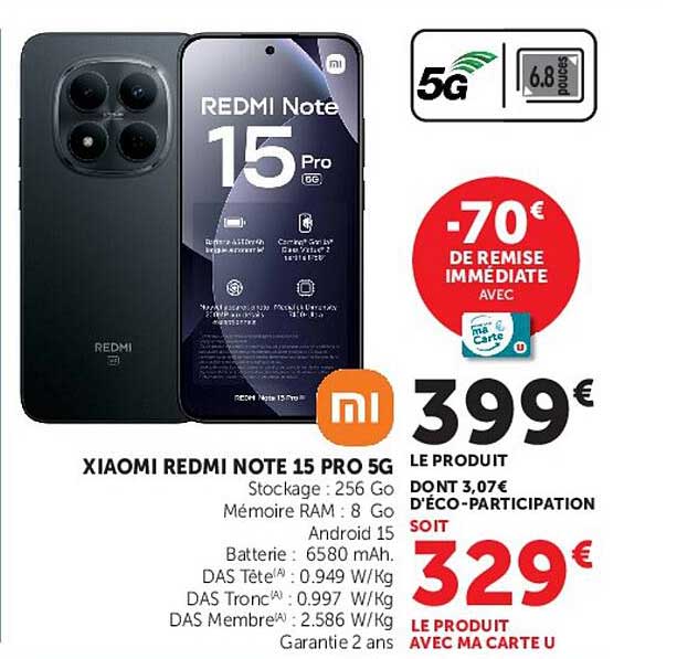 XIAOMI REDMI NOTE 15 PRO 5G