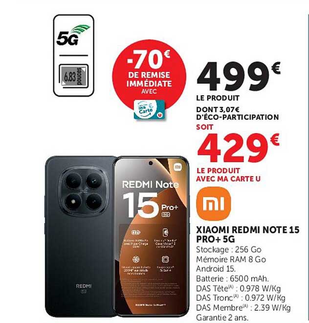 XIAOMI REDMI NOTE 15 PRO+ 5G