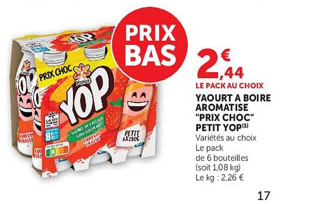 Yop PRIX CHOC