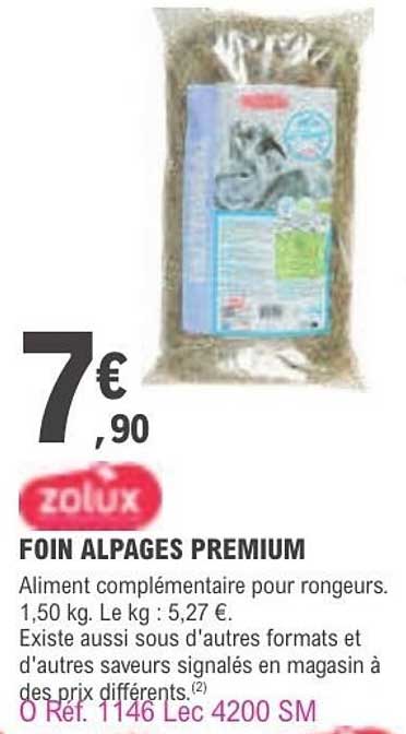 Zolux FOIN ALPAGES PREMIUM