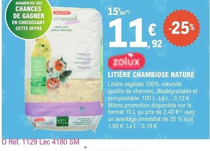 Zolux Litière Chambiose Nature