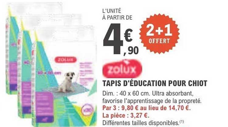 Zolux Tapis d'éducation pour chiot